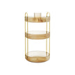 Rotating Makeup Organiser – Plastic – Round – Customisable 3-Tier Design