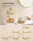 Rotating Makeup Organiser – Plastic – Round – Customisable 3-Tier Design