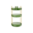 3-Tier Rotating Makeup Organiser – Plastic – Pale Green – Customisable Design