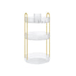3-Tier Round Rotating Makeup Organiser – Acrylic – Transparent – Customisable