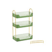 3-Tier Rectangular Makeup Organiser – Acrylic – Cloud White – Customisable Skincare and Jewellery Holder