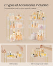 3-Tier Rectangular Makeup Organiser – Acrylic – Transparent – Customisable