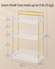 3-Tier Rectangular Makeup Organiser – Acrylic – Transparent – Customisable