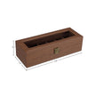 Watch Box – Velvet – Black – 6 Slots with Glass Lid and Lock