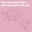 Watch Box – Synthetic Leather – Brown/Black/Wine Red – 12 Slots with Glass Lid and Drawer