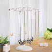 Jewellery Display Stand – Metal – White – Versatile Rack for Necklaces, Bracelets, and Earrings