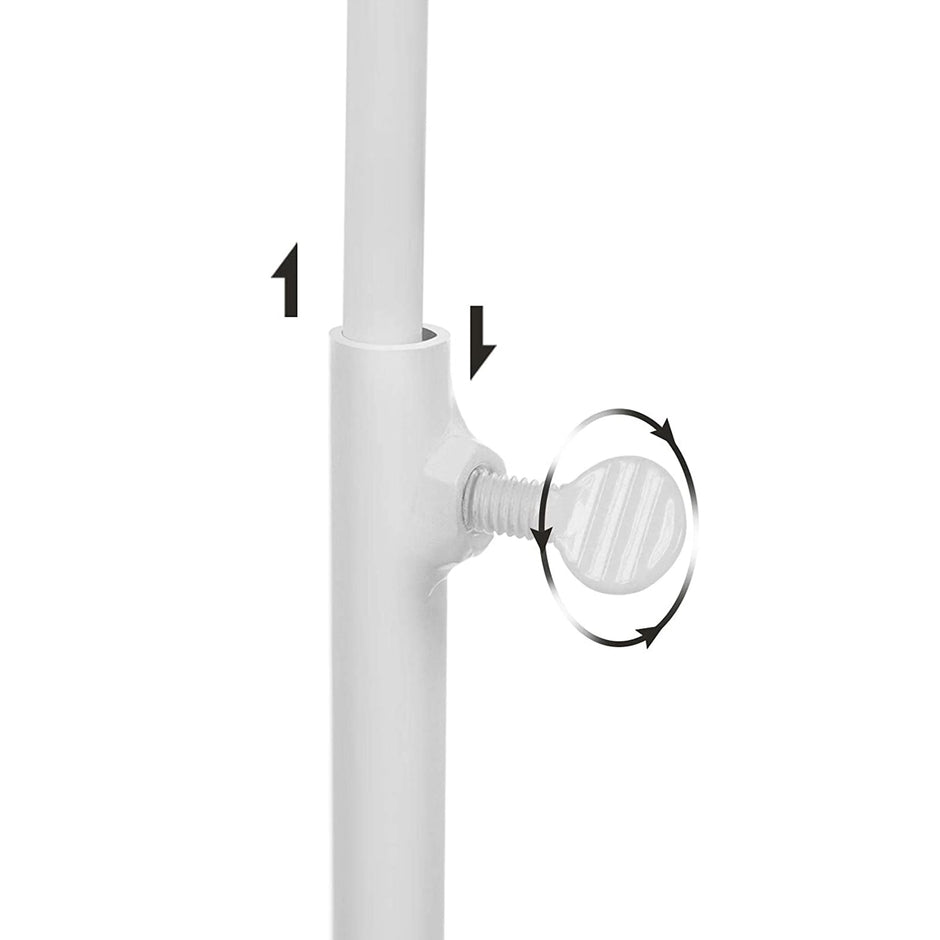 Jewellery Display Stand – Metal – White – Versatile Rack for Necklaces, Bracelets, and Earrings