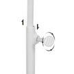 Jewellery Display Stand – Metal – White – Versatile Rack for Necklaces, Bracelets, and Earrings