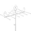 Jewellery Display Stand – Metal – White – Versatile Rack for Necklaces, Bracelets, and Earrings