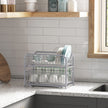 2-Tier Under Sink Storage Organiser – Metal – Classic Black – Sliding Basket Drawers