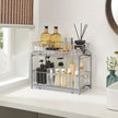 2-Tier Under Sink Storage Organiser – Metal – Classic Black – Sliding Basket Drawers