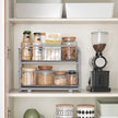 2-Tier Under Sink Storage Organiser – Metal – Classic Black – Sliding Basket Drawers