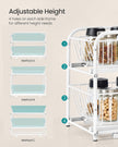 Under Sink Storage Organiser – Matte White – 2-Tier Design with Sliding Basket Drawers
