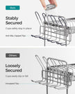 2-Tier Dish Rack – Metal – Adjustable – Rotatable and Extendable Drain Spout