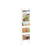 Wall-Mounted Spice Rack – Metal – Ink Black – Six Adjustable Baskets