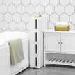 4-Drawer Storage Cart – Plastic – White – Rolling and Space Saving Design