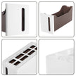 4-Drawer Storage Cart – Plastic – White – Rolling and Space Saving Design
