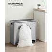 Bin Liners – Plastic – White – Drawstring – 80 Pieces for 15-20L Kitchen Bins