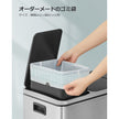 Bin Liners – Plastic – White – 120 Pieces for 15-20L Kitchen Bins