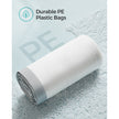 Drawstring Rubbish Bags – Plastic – White – 25L Capacity, 120 Pieces in 3 Rolls