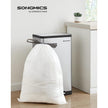 Bin Liners – Plastic – White – 50L Capacity, 80 Pieces with Drawstring Closure