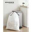 Bin Liners – Plastic – White – 80 Pieces for 45-55L Kitchen Bins