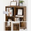 8-Cube Bookcase – Wood – Oak – Freestanding Storage Unit