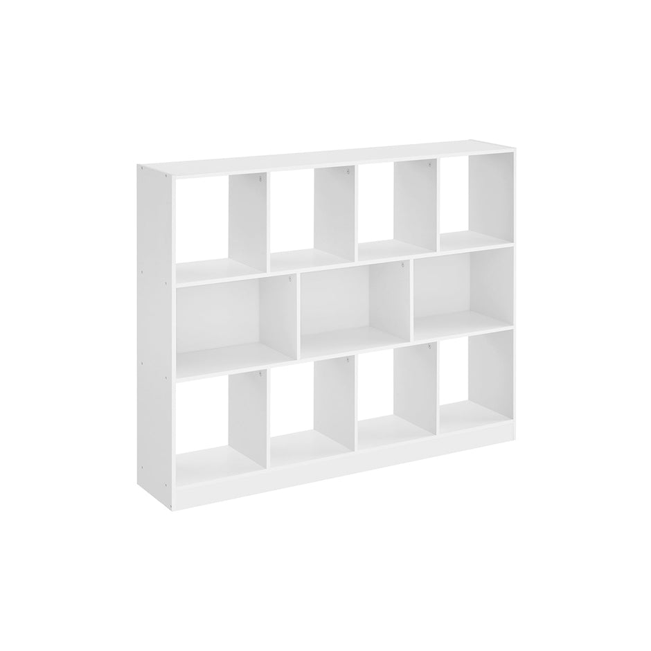 Bookcase – Wood – Multicolor – 11 Storage Bins