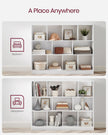 Bookcase – Wood – Multicolor – 11 Storage Bins