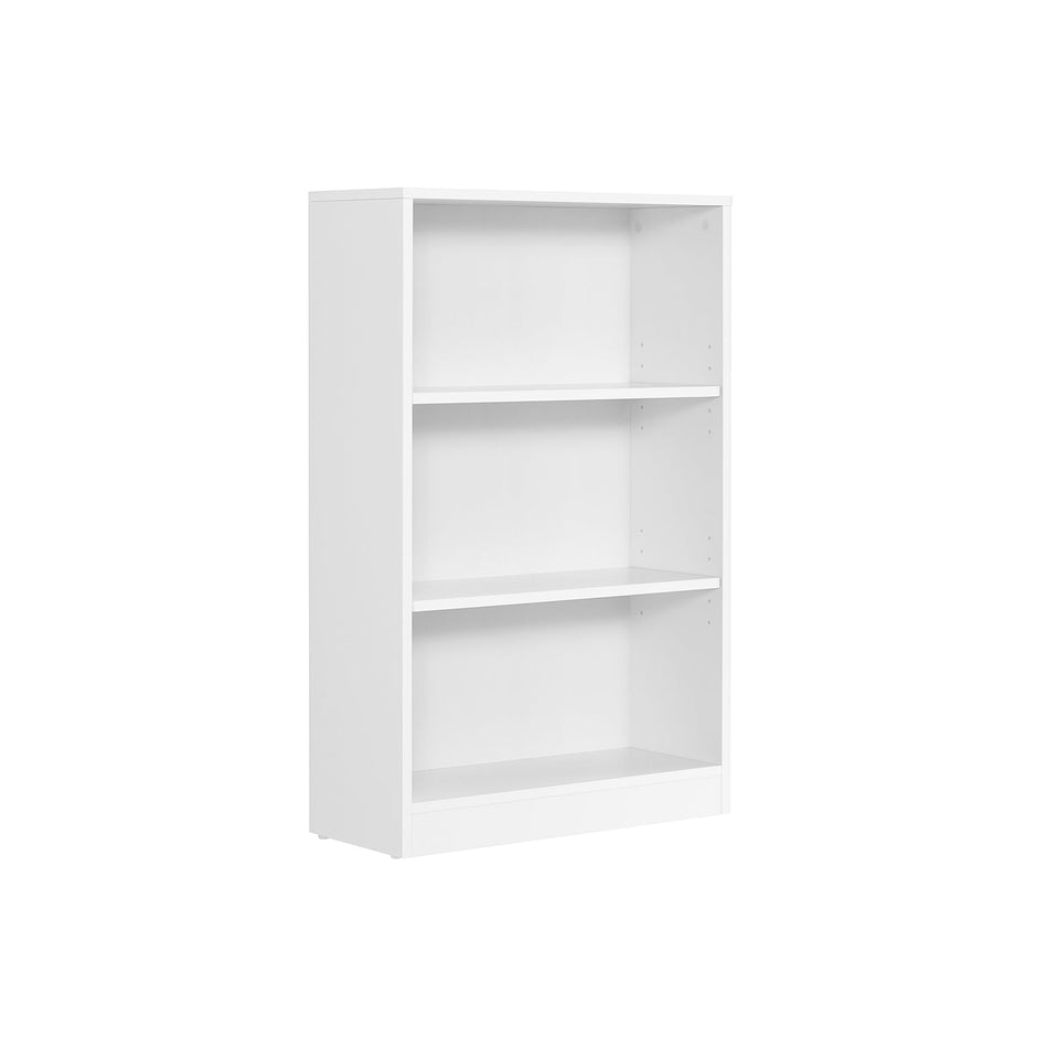 Bookcase – Wood – Natural Finish – 4-Tier with Adjustable Shelves