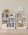 Bookcase – Wood – Natural Finish – 4-Tier with Adjustable Shelves