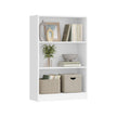 Bookcase – Wood – Natural Finish – 4-Tier with Adjustable Shelves