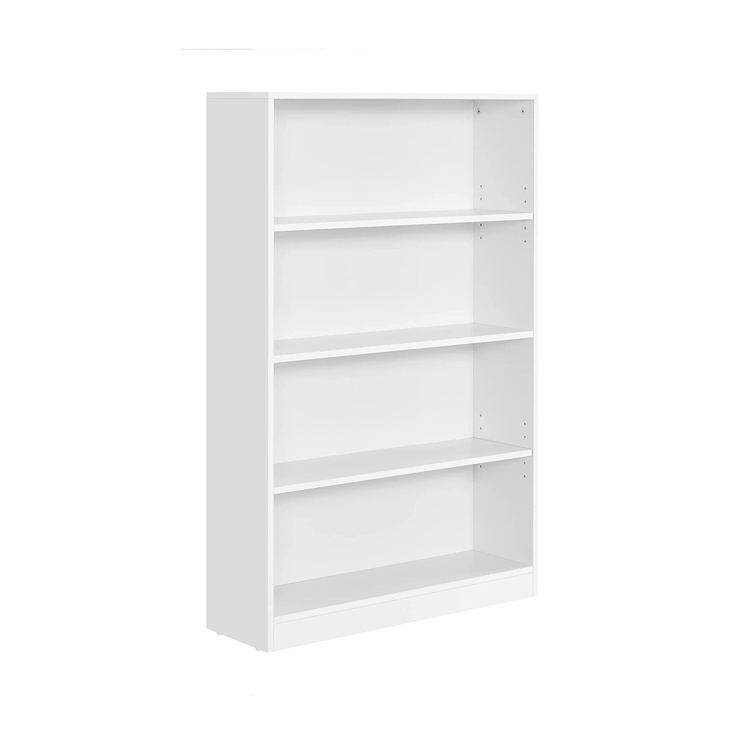 4 Tier Bookcase – Wood – Natural Finish – Adjustable Shelves for Children's Books and Home Office Storage