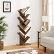 8-Tier Bookshelf – Wood – Rustic Brown – Floor Standing Design