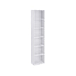 Bookshelf – Metal and Wood – Rustic Brown – 6 Adjustable Shelves
