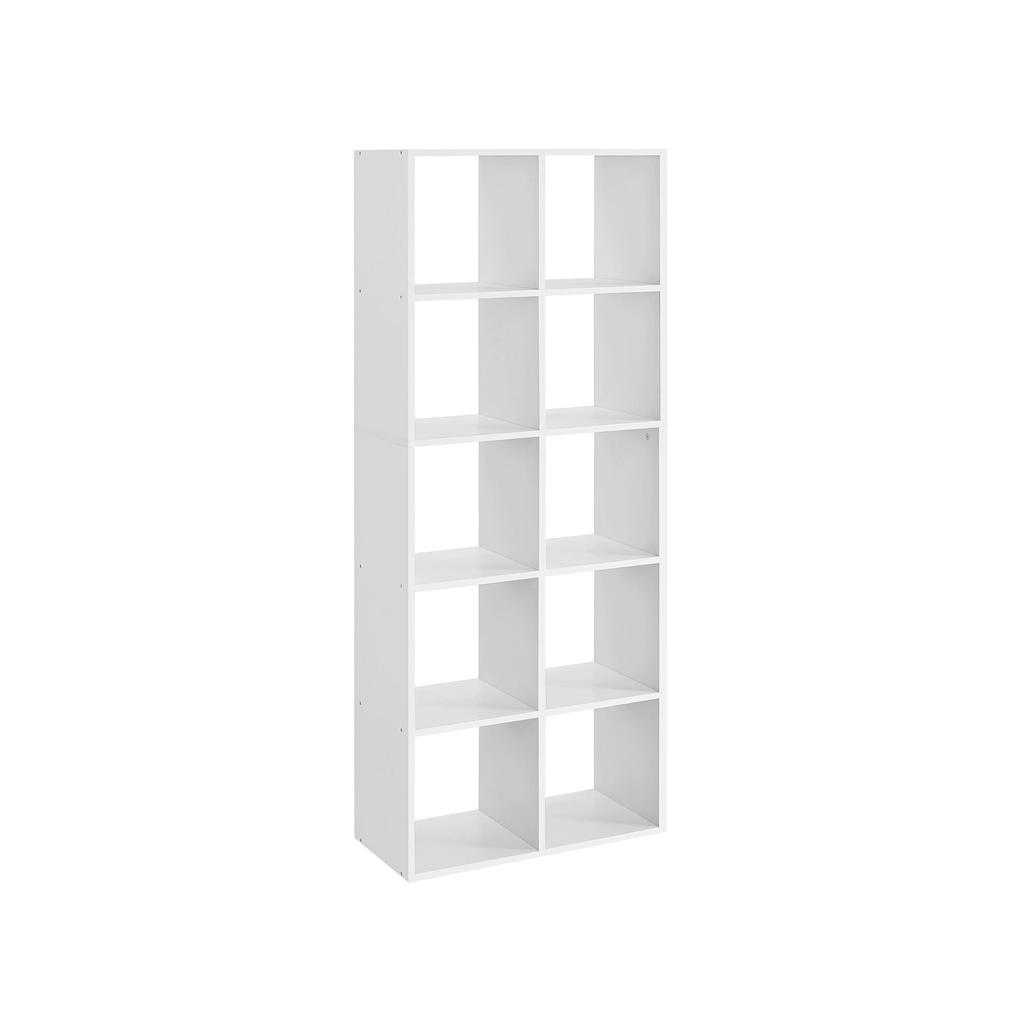 10 Cube Storage Unit – Wood – Rustic Brown – Industrial Style Room Divider
