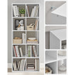 10 Cube Storage Unit – Wood – Rustic Brown – Industrial Style Room Divider