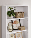 Bookcase – Wood – Cloud White – 6 Adjustable Shelves