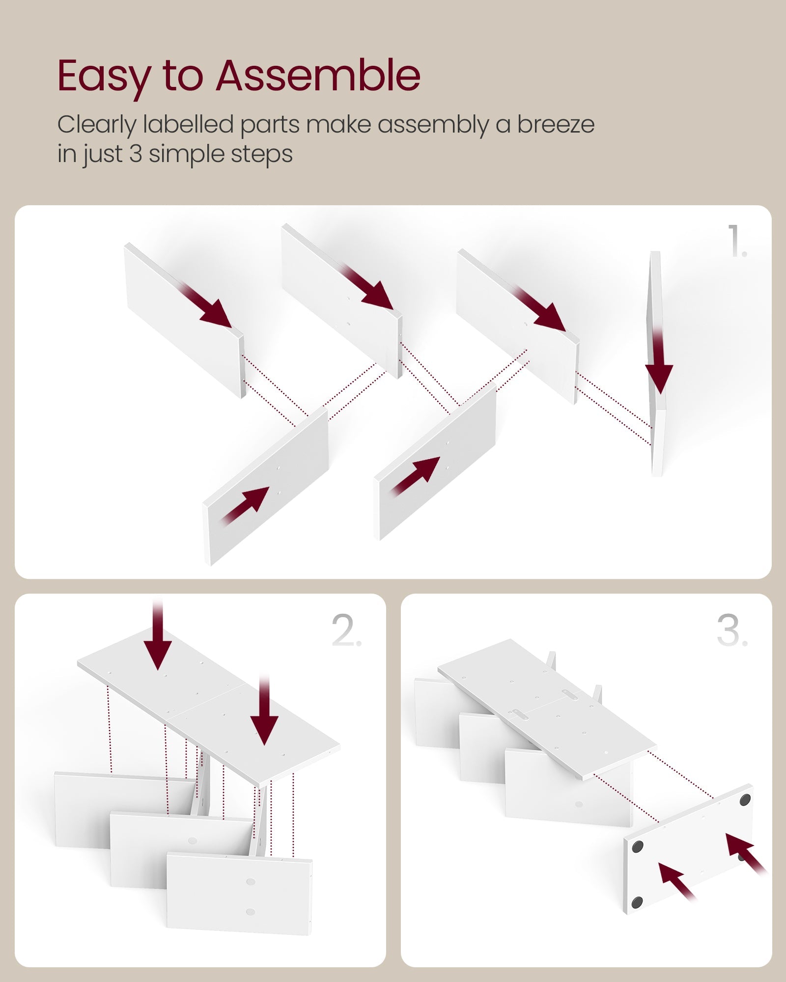 5-Tier Tree Bookshelf – Wooden Shelves – Cloud White – Space-Saving Corner Design
