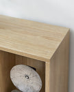Wooden Bookcase – Oak – 5-Cube Design – Floor Standing Bookshelf