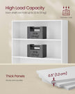 5-Tier Bookshelf – Wood – Cloud White – Open Storage Design