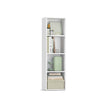 4-Tier Cube Bookshelf – Engineered Wood – Rustic Brown – Open Shelves for Versatile Display and Storage