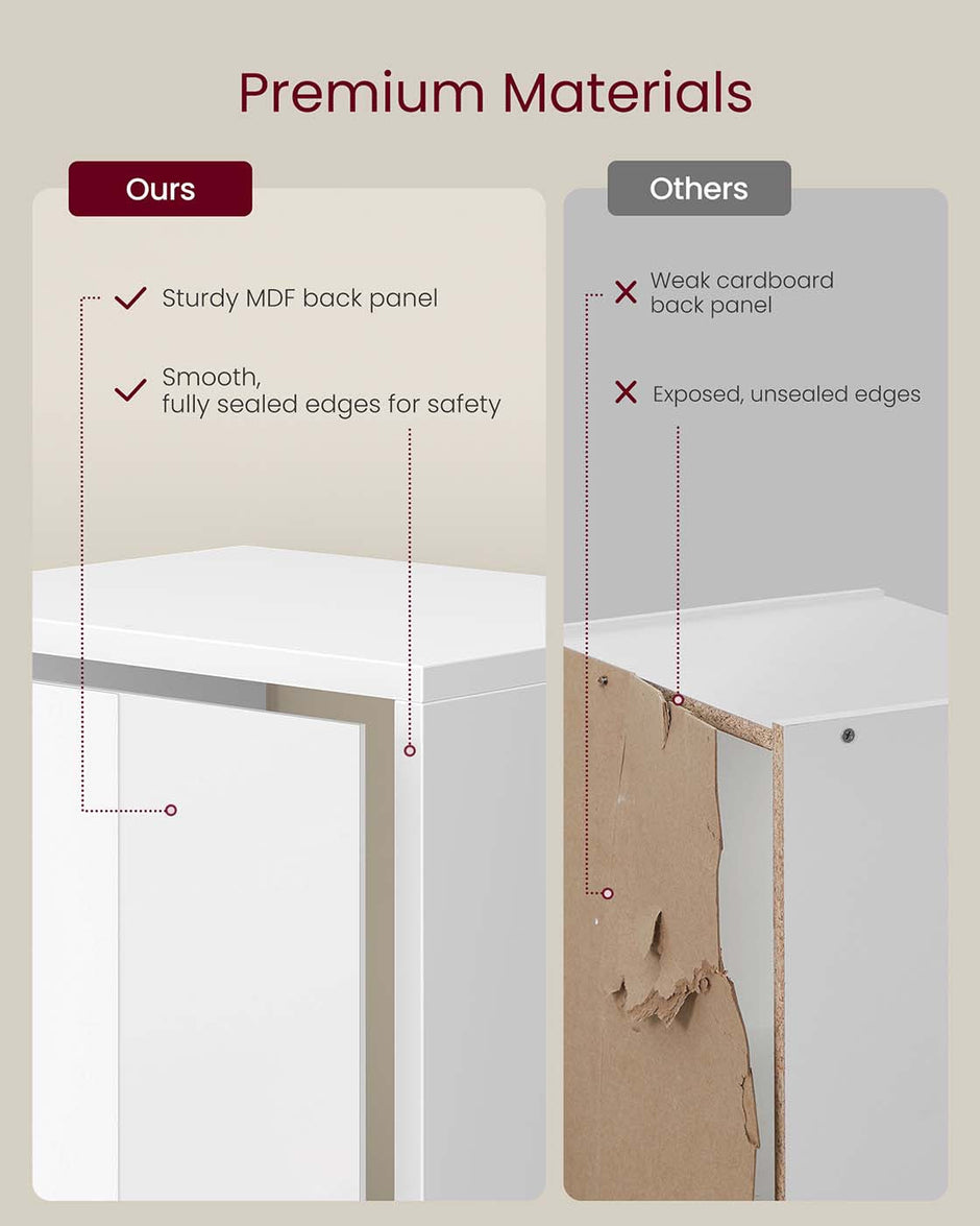 4-Tier Cube Bookshelf – Engineered Wood – Rustic Brown – Open Shelves for Versatile Display and Storage