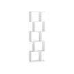Bookshelf – Engineered Wood – Rustic Brown – 6-Tier Room Divider with Cube Shelves