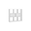 Free Standing Bookcase – Wood – Oak – Open Cubes and Shelves