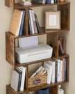 Freestanding Bookcase – Wood – White – 6-Tier Cube Display Shelf and Room Divider