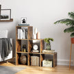 6-Cube Storage Unit – Wooden – White – Free Standing Room Divider Shelf