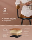 Bar Stools – Synthetic Leather – Caramel Brown – 360° Swivel, Set of 2