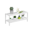 2-Tier Rack – Bamboo – Natural Finish – Versatile Storage Shelf