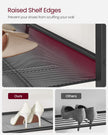 4-Tier Metal Shoe Rack – Steel – Expandable – Adjustable Mesh Shelves
